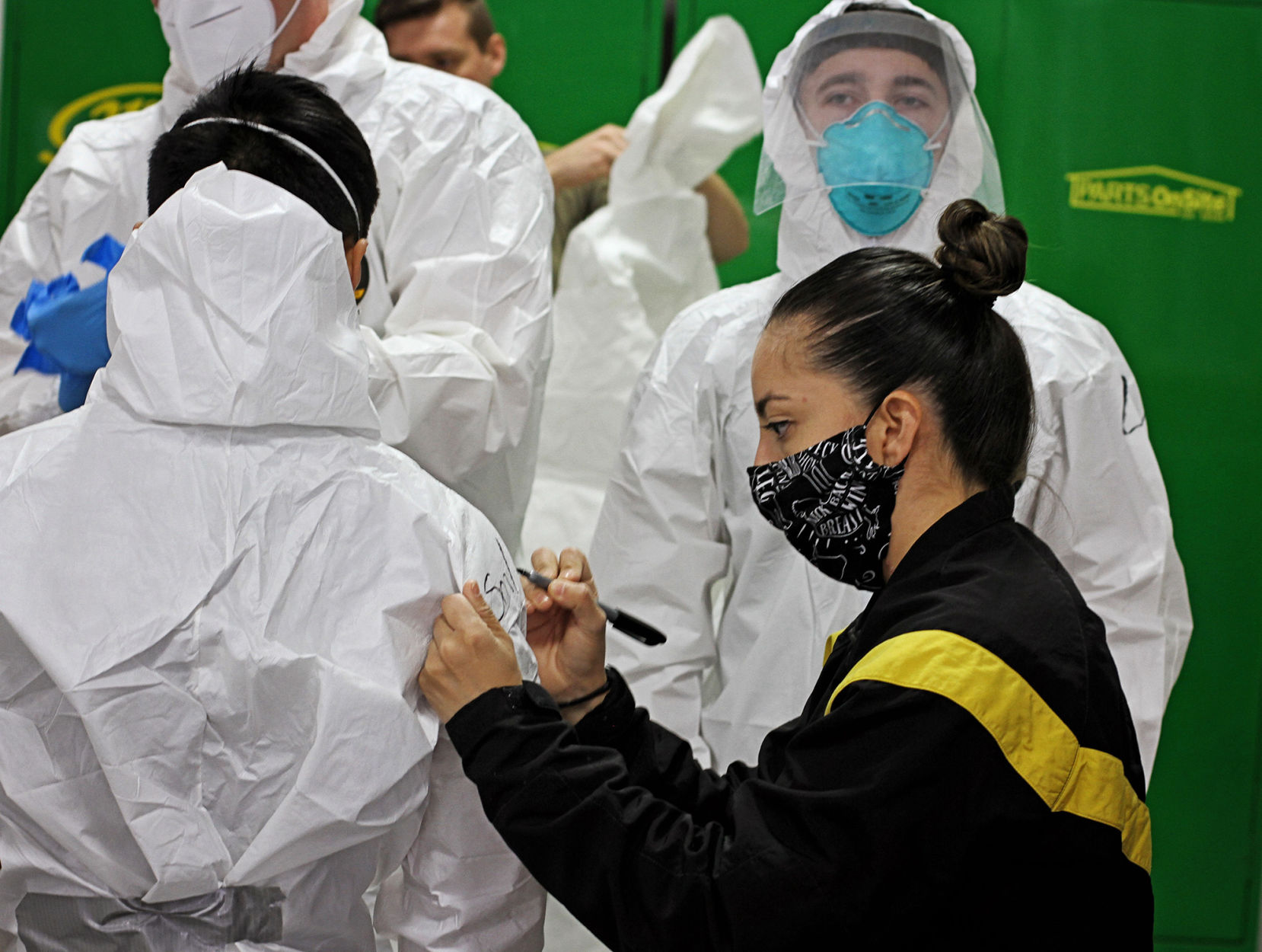 PHOTOS: National Guard COVID-19 Testing
